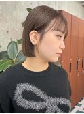 イメチェン/ホワイトブロンド/外ハネボブ/美髪/栄/矢場町r81