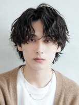 レタッチ バイ フィフス 天神大名(RETOUCH by fifth)&nbsp;福岡天神ゆるめシャドウパーマメンズマッシュウルフカット緩め