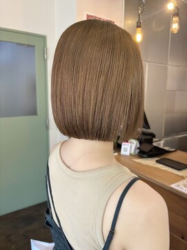 コレット ヘアー 大通(Colette hair) 夏ボブ/ボブ/オリーブカラー/オリーブベージュ/透明感カラー