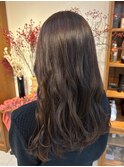 ロングウェーブ/ダークブラウン