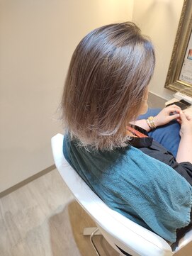 エイム ヘア リンク 長津田店(eim hair rink) ミルクティーベージュカラー