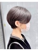 ショートボブ×丸み×大人×ブラウンカラー×横浜20代30代