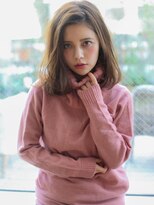 ヴィヴィ(VIVIE)&nbsp;オリーブグレーココアベージュマロンブラウン小顔かき上げバング