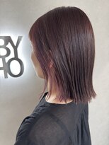 エーバイフー 江坂店(A BY WHO)&nbsp;A BY WHO江坂/パツっとボブ/インナーカラー/ピンクカラー