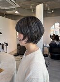 柔らか極細ハイライトでおしゃれマッシュショート♪