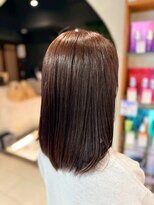 ヘアリゾート粋 ティガ 池袋店(tiga) 艶髪/チョコレートブラウン/セミロング