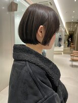 ソー 銀座(SAUT)&nbsp;オリーブブラウン/ミニボブ/内巻きボブ