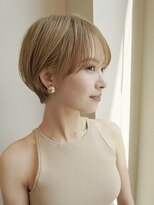 POCKET郡山安積店 ショートカットレイヤーカット髪質改善縮毛矯正【4月1日OPEN予定】&nbsp;マッシュショート×ハイトーン