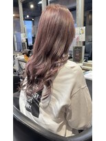 ヘア フラッグ 西葛西店(hair flag)&nbsp;ツヤ感たっぷりの ピンクベージュ