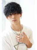 men'shair/波巻きツイストスパイラル/ニュアンスパーマ