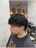 シャドウパーマ波巻きシャドウパーマメンズパーマメンズカット