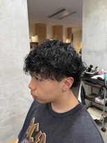 メンズクル(men's quru.)&nbsp;シャドウパーマ波巻きシャドウパーマメンズパーマメンズカット