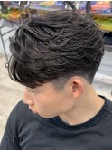 名古屋栄フェザーパーマツイストスパイラル眉毛fifthメンズ韓国