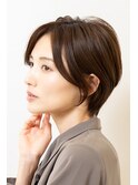 40代50代ショートヘア/白髪ぼかし/白髪染め/リタッチ/仙川