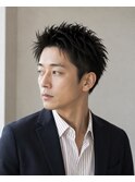 【中村】メンズ　長めスパイキーショート