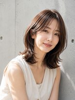 アンサ 大久保店(ANSA)&nbsp;「大人女性に人気◎艶ブラウン×上品ミディアム」