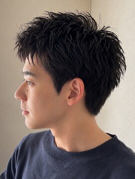 ブレスボーオム 明石(Breath beauu Homme Akashi) ▼束感スパイキーショート▼メンズ/パーマ/明石/西明石/大久保