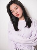 ツヤ感ナチュラルストレート