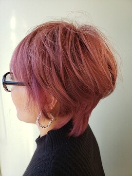 フルールアミー(fleur ami) 桜色のハンサムショート