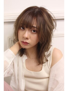 リルウ 阿倍野キューズモール(LILOU) ナチュラルゆるふわカールミディ