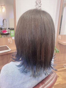 ルシードスタイルビーシャイン(LUCIDO STYLE B SHINE) 豊橋ビーシャイン★ブルーアッシュグラデーションカラー