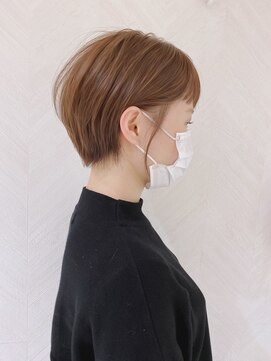 ロンド ストラーダ 心斎橋(Lond strada) ショート×ハイライト白髪ぼかし×シルキーベージュ[心斎橋]