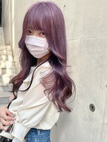 ディア(.eer)&nbsp;【ケアブリーチ×ダブルカラー】ラベンダーパープル/透明感/大阪