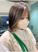 顔まわりインナーカラー