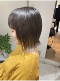 【LindoLindo】切りっぱなしボブ×インナーカラー