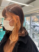 リーホリエ(Lee Horie) 【MOMOKA】オレンジインナーカラー