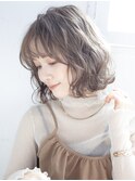 大人可愛い小顔ミディグレージュ213