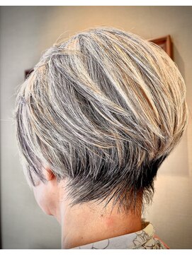 ケンジスマート(KENJE smart) 茅ヶ崎グレイッシュショートカット,