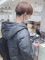 モリオフロムロンドン 松戸店(Morio from London) 【松戸 岩口】ブリーチ無しツーブロックマッシュショート