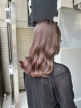 ゴウトゥデイ 名古屋店(GO TODAY) ブリーチなし　ココアピンク