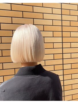 キジ(KIJI) ★ホワイトミルクティー×ボブ★詳細はブログまで