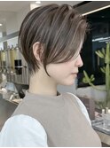 前髪なし/大人美人ショート
