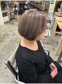 白髪ぼかしブリーチ無しダブルカラーカットトリート15400