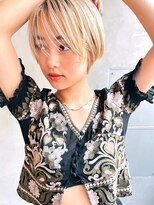 メーヴェ(Mowen)&nbsp;mowen 南堀江　クールショート×ミルクティーベージュ×外国人風