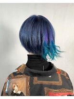 トリットフューアトリット(Hair & Make studio Tritt fur Tritt) Blue/Asymmetry
