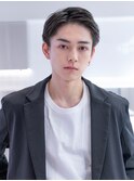 ベリーショート/アッシュブラック/刈り上げ/アップバング