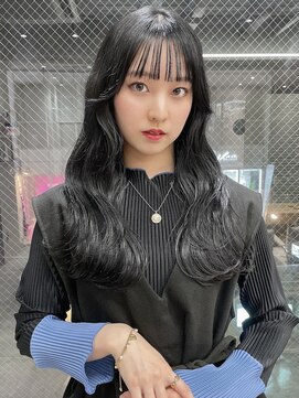 ロンドネートゥル 新潟(Lond naitre) 韓国式レイヤーカット×オリーブグレー