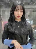 韓国式レイヤーカット×オリーブグレー