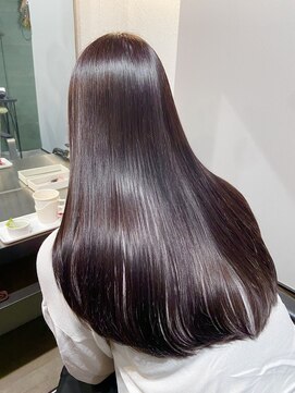 マーシュ(marshu) 【美髪★髪質改善】ラベンダーカラー×韓国ツヤカラー