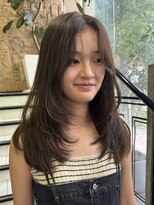 ゼスト 吉祥寺店(ZEST)&nbsp;レイヤーカット/オリーブグレー/赤み消しカラー/zest吉祥寺yuna