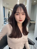 ボタン テンジン(VOTAN tenjin)&nbsp;【杉本大地】韓国ヘア/ラベンダーグレージュ/シースルーバング