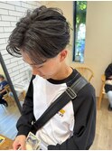 ビジネスカジュアル◎アップバング束感 ニュアンスデザイン