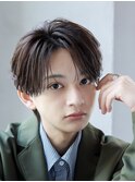ニュアンスパーマセンターパートフェザーパーマコンマバング韓国