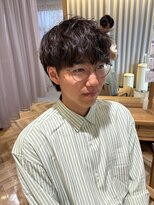 リベラル(liberal) ラウンドマッシュ×スパイラルパーマ【20代/30代】