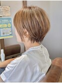 ☆イメチェン大人かわいい★ショートボブ/白髪ぼかし/ハイライト