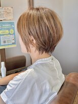 ハピネス クローバー 学園前店(Happiness CLOVER)&nbsp;☆イメチェン大人かわいい★ショートボブ/白髪ぼかし/ハイライト